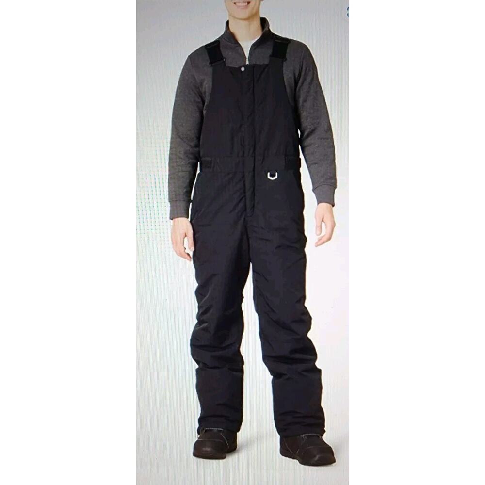 Amazon Essentials Men's Water Resistant Insulated Snow Bibs Overall Sz X-Small